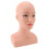 Female Bald Mannequin Head with Shoulder PVC 2