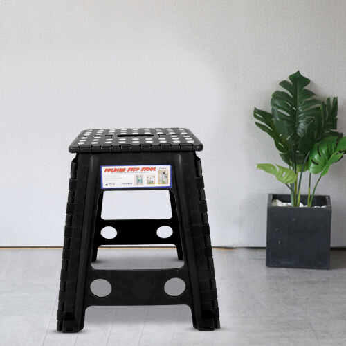 Portable Living Plastic Dots Folding Step Stool 2