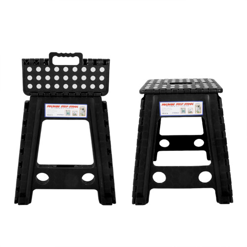 Portable Living Plastic Dots Folding Step Stool 1