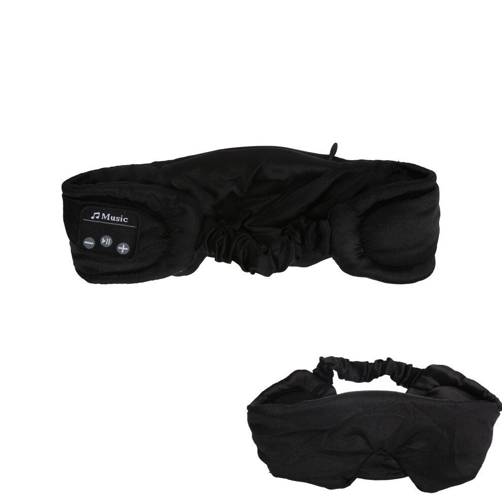 Silk Bluetooth 5.0 Wireless Eye Mask Black, 13H Music & Calls
