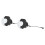 Lot de 2 bouchons d'essence pour MS210-MS380, ABS noir 13