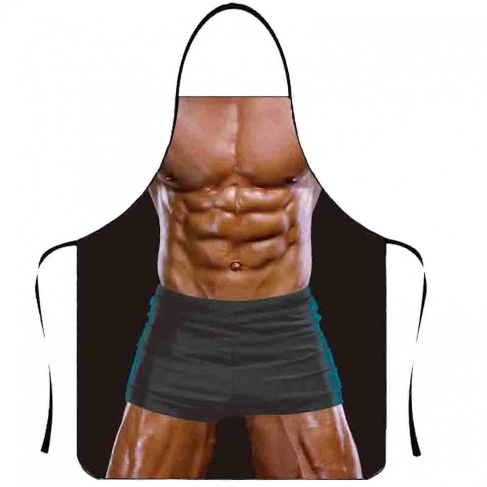 Funny Muscular Man Waterproof Polyester Kitchen Apron Sleeveless Strap Home Supplies Jikaixiang3-image-OPC-PJRM6NZ-NEW