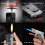 Windproof Adjustable Jet & Soft Flame Butane Torch Lighter, Refillable Foldable Gun Design with Lock Function 4