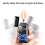 Smart Flame Lighter: Voice, Airflow, Tap, Gravity Ignition, Type-C Rechargeable, Dual Flame, LED Display, Green 4