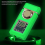 Smart Flame Lighter: Voice, Airflow, Tap, Gravity Ignition, Type-C Rechargeable, Dual Flame, LED Display, Green 5