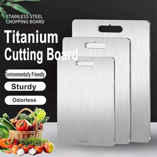 Titanium Cutting Board Double-Sided 34x23cm Kitchen Chopping Board 1