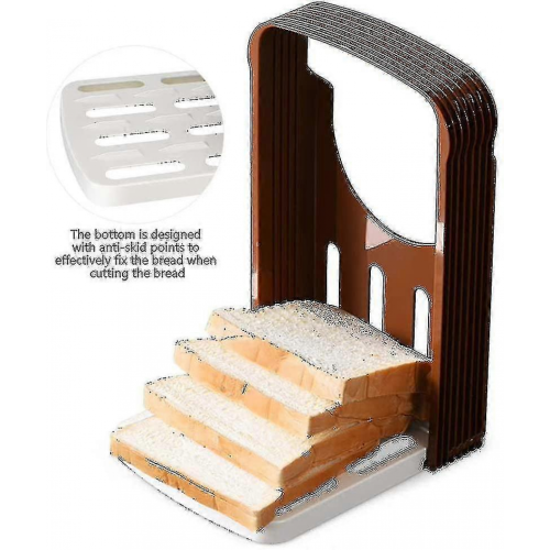 Adjustable Folding Bread Slicing Machine, Fast Uniform Thickness Bread Knife 1