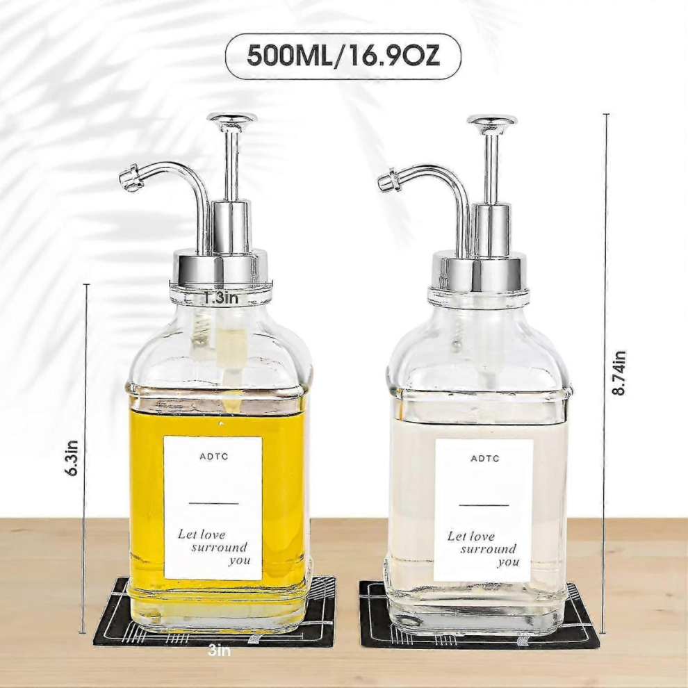 Coffee Syrup Dispenser, Glass Syrup Bottle with Pump for Coffee-image-OPC-PJRM72W-NEW