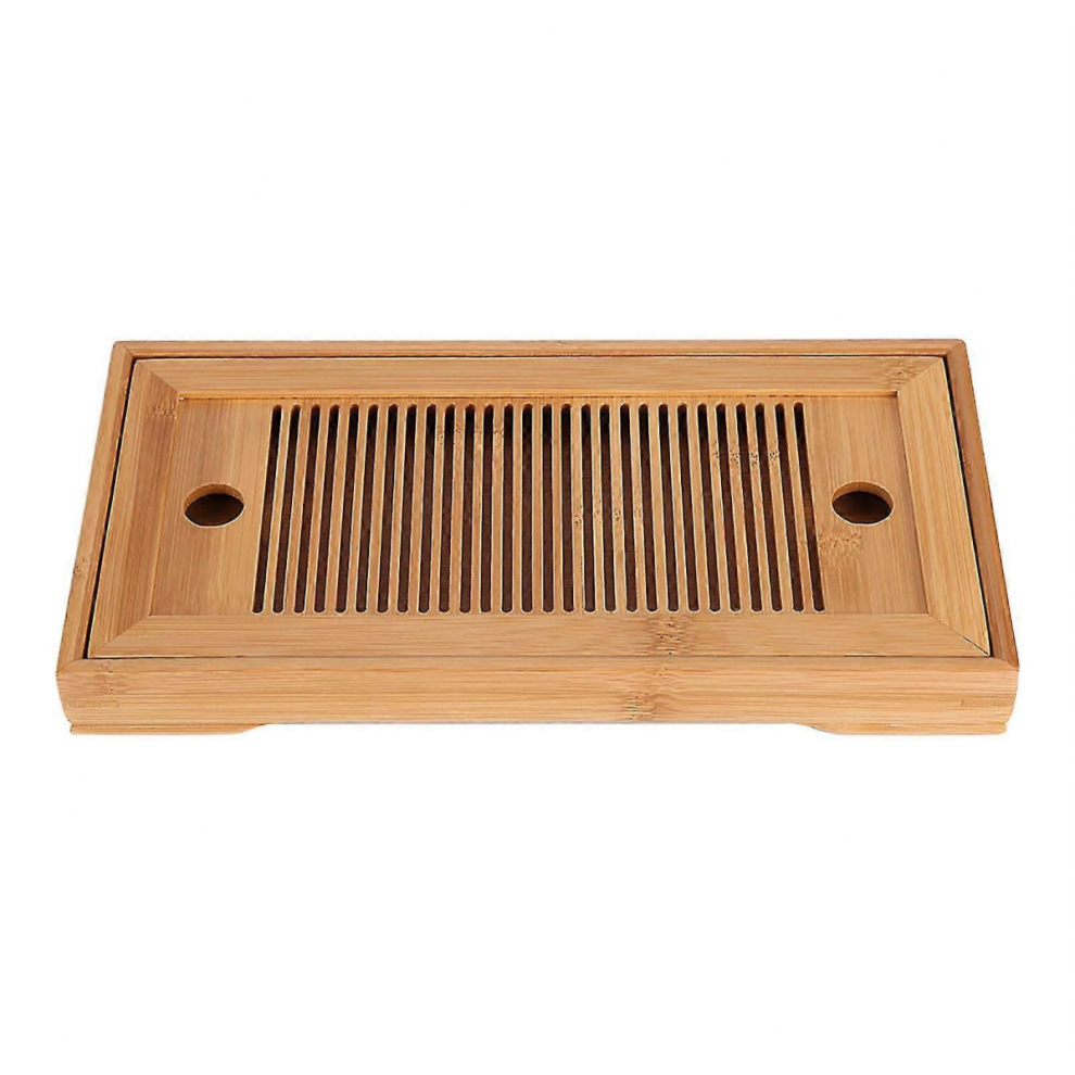 Chinese Gongfu Tea Bamboo Tea Tray - Mini Serving Table for Teahouse, Home Office-image-OPC-PJRM72X-NEW