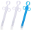 Smooth Rounded Tip Lubricant Applicator, Reusable Durable Easy Clean (2-Pack) GoodBlue 2 White 1