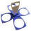 Foldable Cup Carrier for 3/4 Coffee, Pint, Beer Drinks - Blue 1
