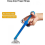 Smooth Rounded Tip Lubricant Applicator, Reusable Durable Easy Clean (2-Pack) GoodBlue 2 White 3
