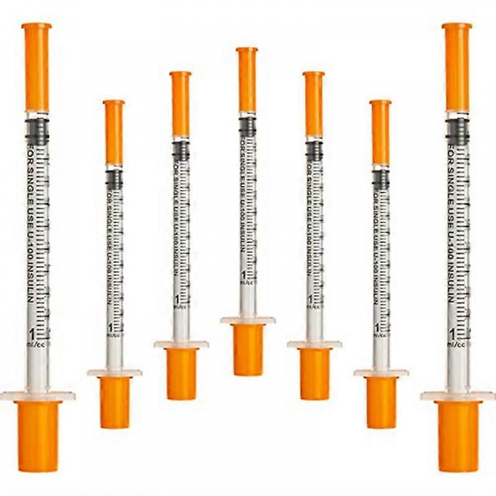 50Pcs 1ML Syringe 30G 8Mm Long Lab Supplies