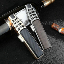 Brown Refillable Butane Culinary Torch for Cooking, Fuel Not Included