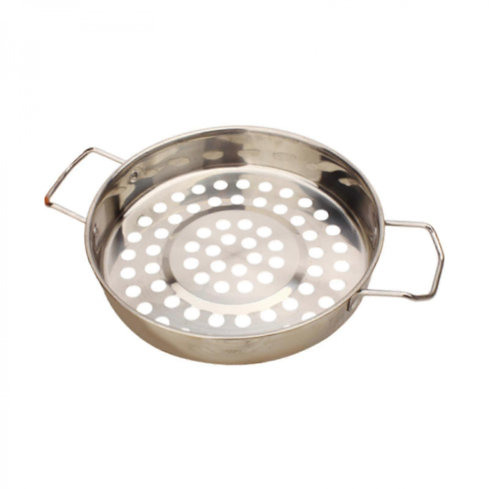 Big Hole Cold Shrimp Colander, Vegetable Fruit Drying Basket, Sturdy Metal Mesh Skimmer for Rinsing Draining Straining, Double Ear-image-OPC-PJRM7M5-NEW