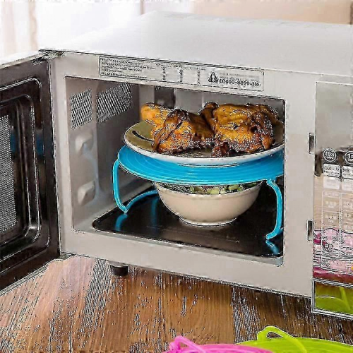 Stand suitable for use in a microwave Green