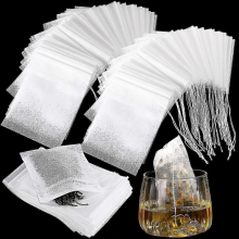 1000pcs Disposable Drawstring Tea Bags for Loose Leaf Herb & Spice, Filter Sachets for Bath Cooking 8x10cm