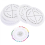Kumihimo Disk Set Round Braided Craft Disc 10.3x10.3cm White Positioning Tool 2