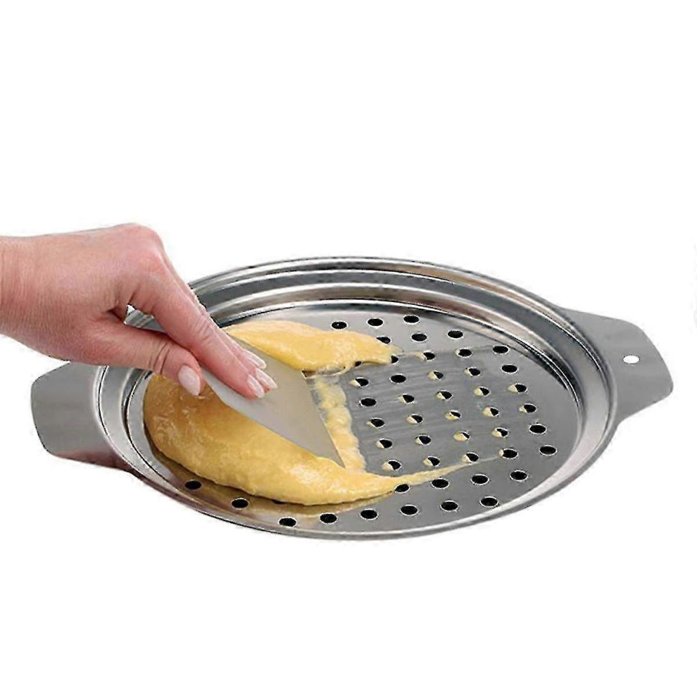 German Spaetzle Maker Lid with Scraper - Stainless Steel Noodle Pot & Spaghetti Strainer-image-OPC-PJRM87M-NEW