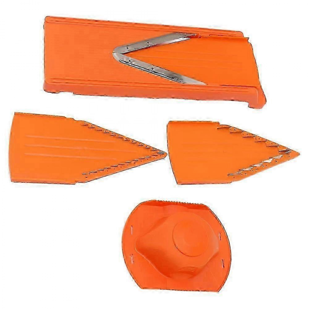 Swissmar Borner V-Power Mandoline V7000 with Stainless Steel V-Shaped Blade - BPA Free & FDA Approved Orange-image-OPC-PJRM8DX-NEW