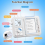 Visual Timer & ADHD Tool for Kids Adults, Task Timer with Chore Chart Board, White Visual Schedule for Kids 3