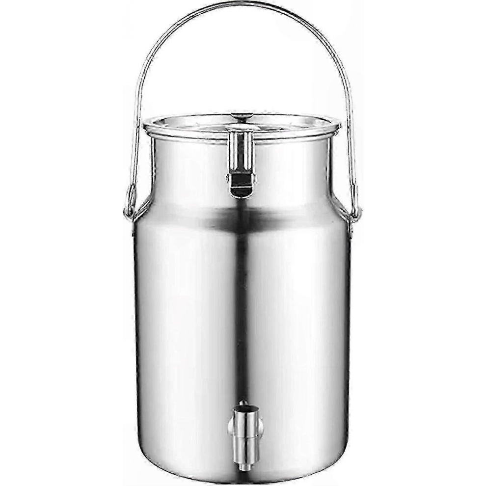 5L Stainless Steel Milk Dispenser with Durable Spout for Easy Pouring