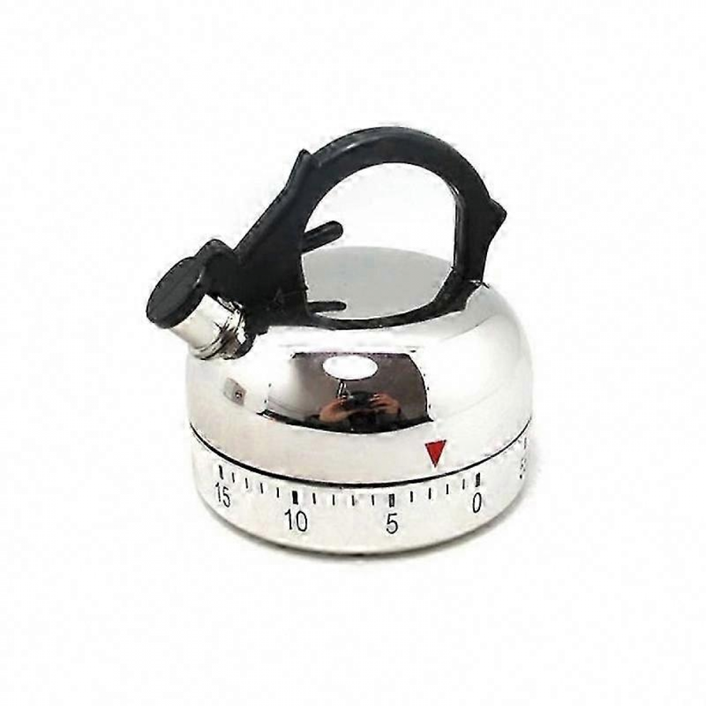 60 Minute Kitchen Timer Alarm Mechanical Teapot Shaped Timer Clock Counting Tools-image-OPC-PJRM8H9-NEW