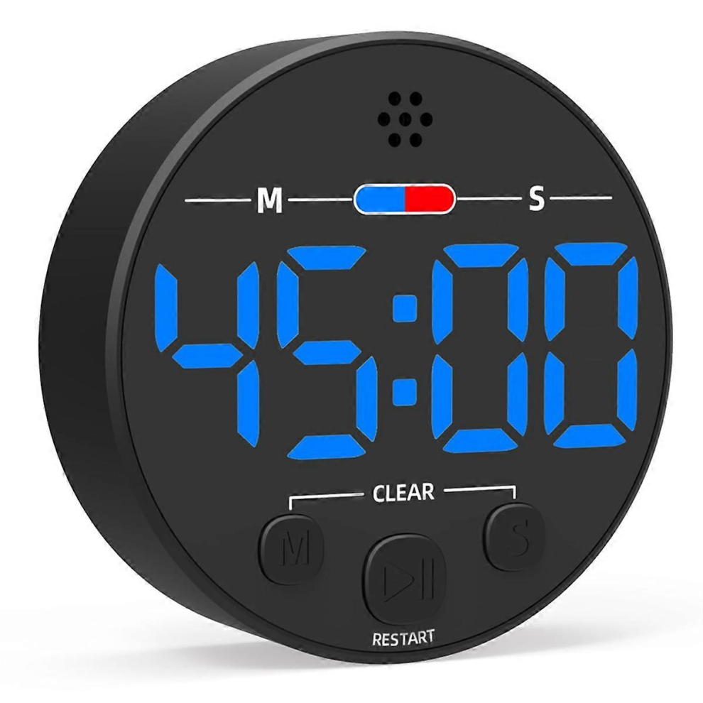 Visual Digital Timer with LED Display - Ideal for Kitchen Use, Blue-image-OPC-PJRM8J5-NEW