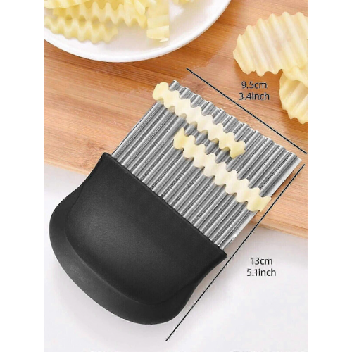 Adjustable Stainless Steel Potato Waffle Cutter Slicer 1
