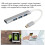 C Hub 4 porte USB-C Hub 5 Gbps USB2.0/USB3.0 Nero 3
