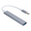 C Hub 4 porte USB-C Hub 5 Gbps USB2.0/USB3.0 Nero 16