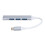 C Hub 4 porte USB-C Hub 5 Gbps USB2.0/USB3.0 Nero 6