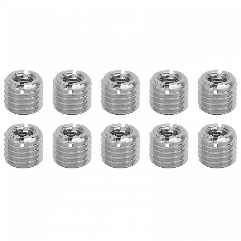 10Pcs Stainless Steel Male Female Thread Inserts Repair Tool - Fastener Hardware Reducing Nut 9180669460818
