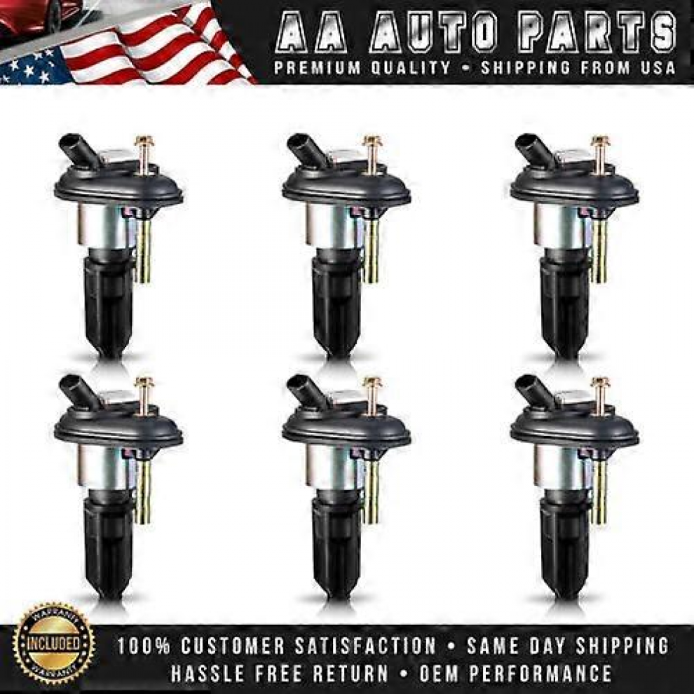 6 Ignition Coil Uf303 No.9178 For 02-05 Chevy Trailblazer Canyon Envoy Gmc 9180669460993