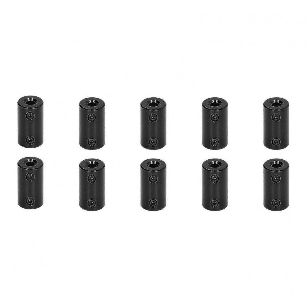 10Pcs Shaft Coupling Stepper Motor Coupler 14X25mm 5X5mm/0.2X0.2in Joint Connector Black 9180669462690
