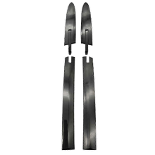 BMW M3 E93 F83 F33 Roof Hinge Clips Set - Left & Right - Parts 54377184037 & 54377184038 - Black