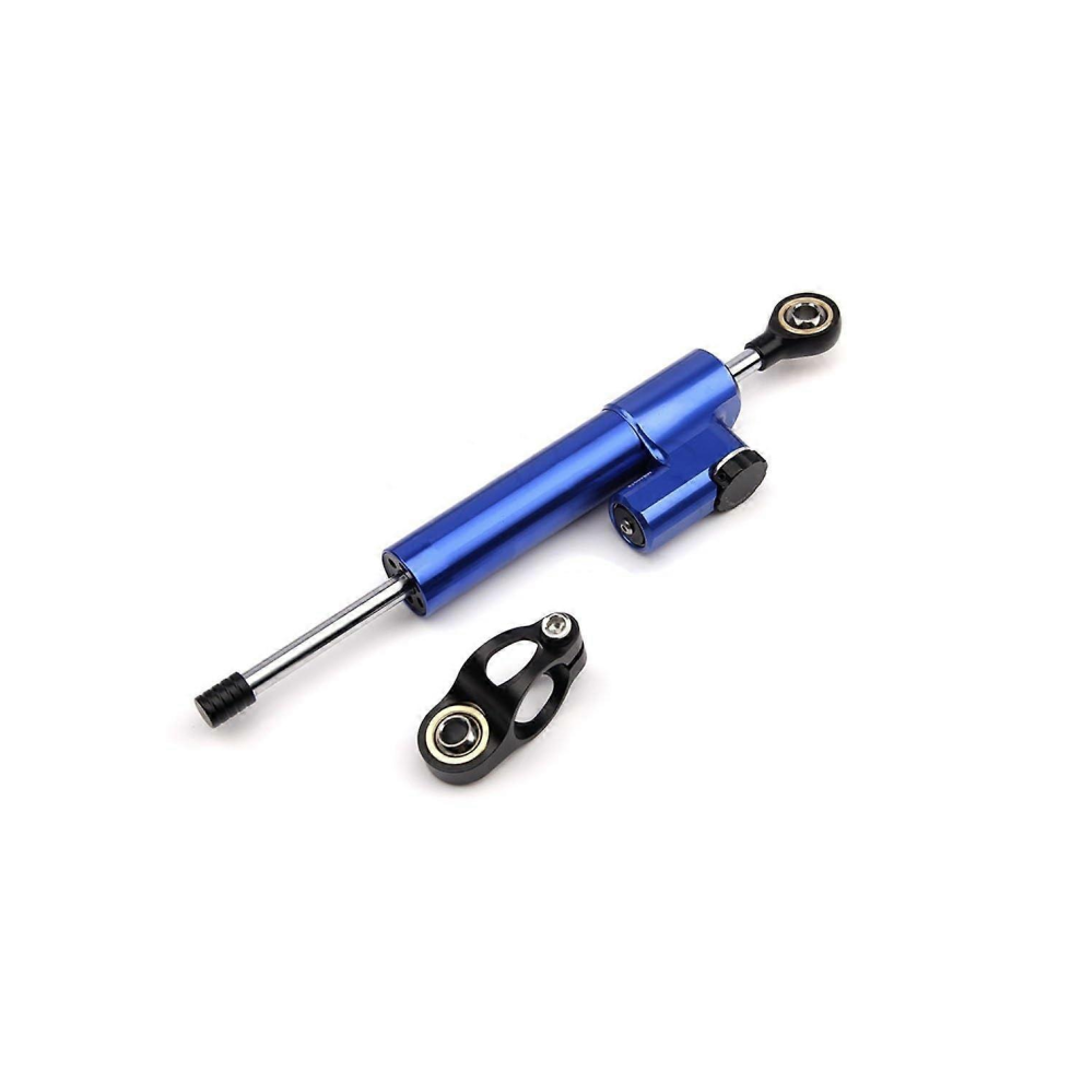 Motorcycle Suspension Steering Damper Stabilizer Linear Control Bar Shock Absorber Blue 9180669465554