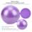Balle violette de 25 cm robuste à l'épreuve d'explosion 106 g 11