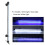 Luce per acquario in acrilico 10 livelli Blu/Bianco 5