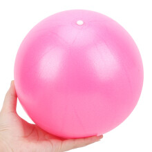 25cm Heavy Duty PVC Yoga Exercise Ball for Pilates & Pregnancy Pink