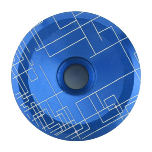 2 pezzi tappi per estremità manubrio, blu, 15,9-21,4 mm MTB/Strada 2