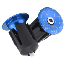 2 pezzi tappi per estremità manubrio, blu, 15,9-21,4 mm MTB/Strada