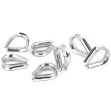3MM Edelstahl-Schiffskabelbinder Kabelschutzring Thimbles Klemmen