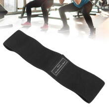 Widerstandsbänder für Übungen – Rutschfestes Fitness-Dehnband, elastisches Stretching, Trainingsband, Zugband, Gürtel (Schwarz)