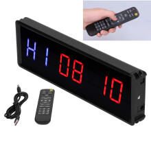 LED Exercise Timer for Gym Count Down/Up Stopwatch Fitness Workout Clock