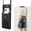 (NERO) Custodia per telefono WIKO GETAWAY, borsa da donna 5