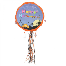 Halloween Paper Pinata Toy for Kids Birthday Party Blue 45X45X10CM