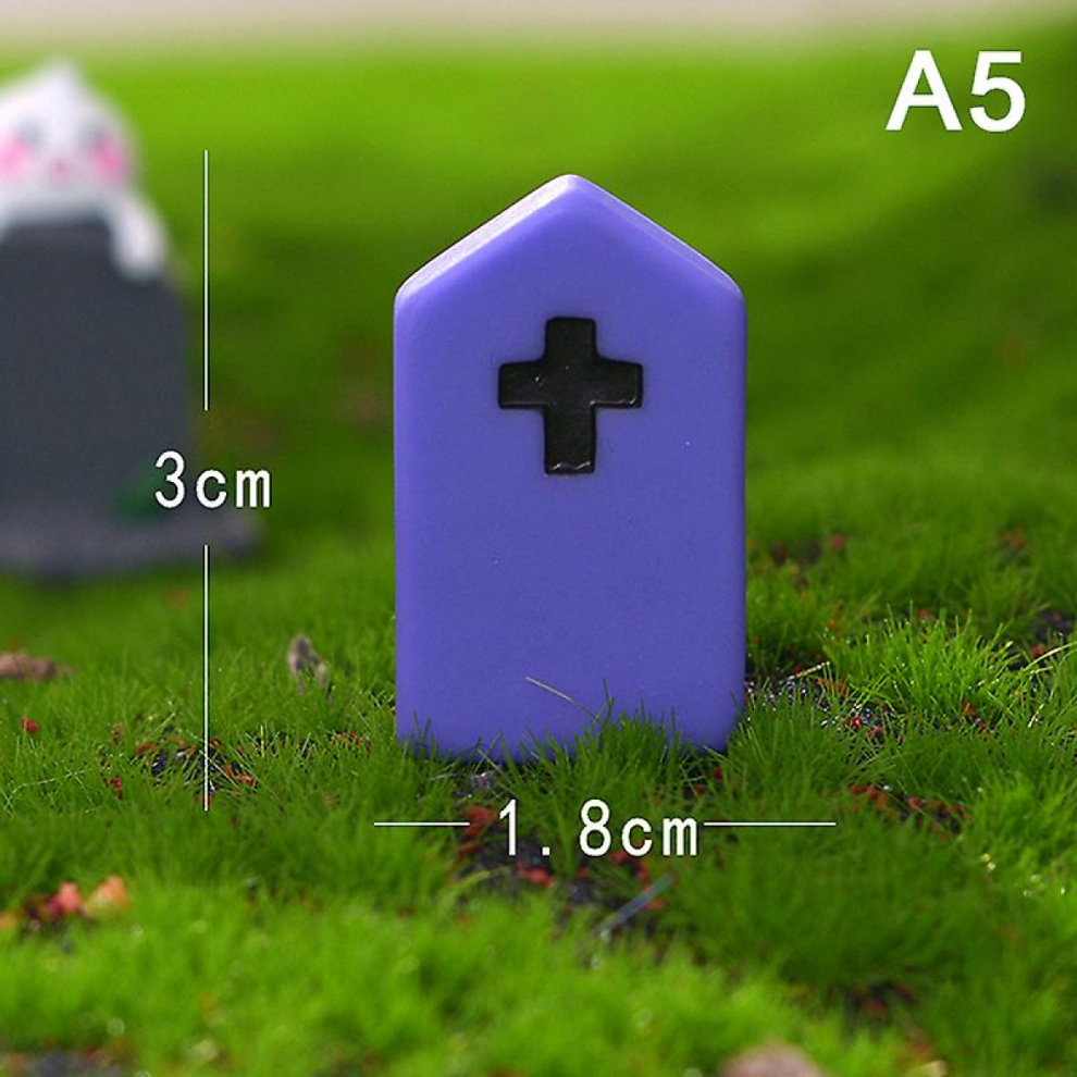 Miniature Lovely Cartoon Pumpkin Ghost Micro Resin Craft Halloween Decoration A5-image-OPC-PJRP895-NEW