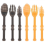 2-Set Halloween Plastic Forks, Kitchen Tableware for Halloween Decorations 1