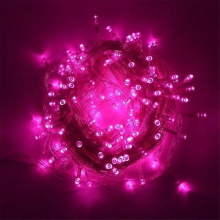 50M Purple LED String Lights Christmas New Year Garland for Street Room House Garden Outdoor
